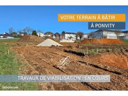 terrain 400 m² pontivy