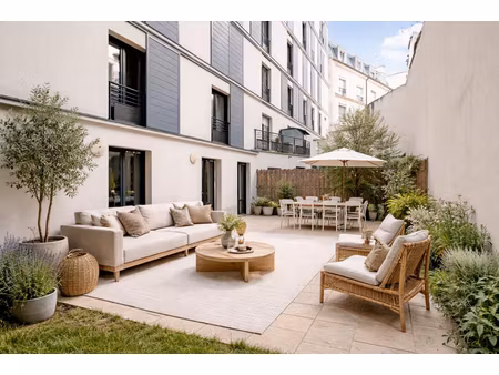 rez de jardin avec 59m2 de jardin/terrasse