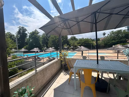 à vendre ! t3 meublé & équipé !prêt à vivre ! piscine et plage
