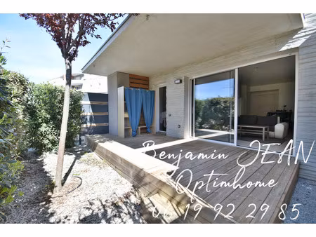 à vendre – appartement récent 2 pièces en rez-de-chaussée avec terrasse et jardinet