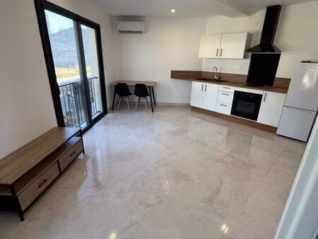 t2 meublé 33 m² – gallargues-le-montueux – climatisé – tout équipé