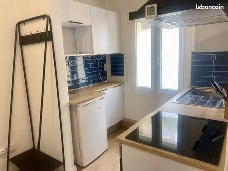 location studio meublé 22m2 proche plage