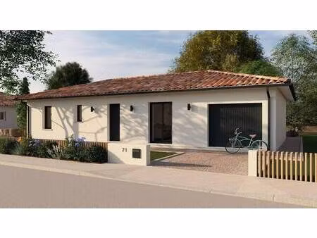 terrain avec maison neuve à vendre