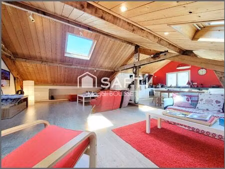 appartement cosy t4 de 72m²  au sol 121m²  trois chambres  salle de bain et douche  cave i