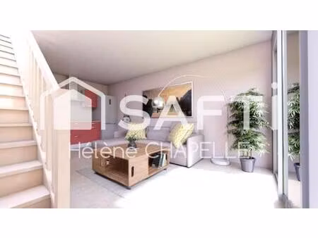 centre ville - f1 en duplex avec stationnement privatif