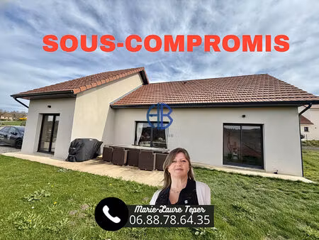 maison plain-pied de 2023 -107 m² hab-1000m² terrain-garage