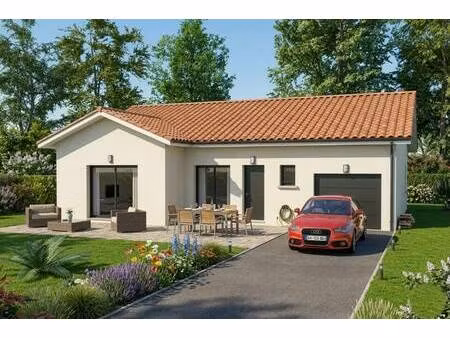 terrain avec maison neuve à vendre