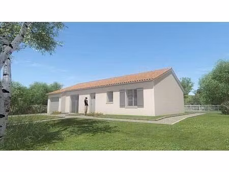 terrain avec maison neuve à vendre