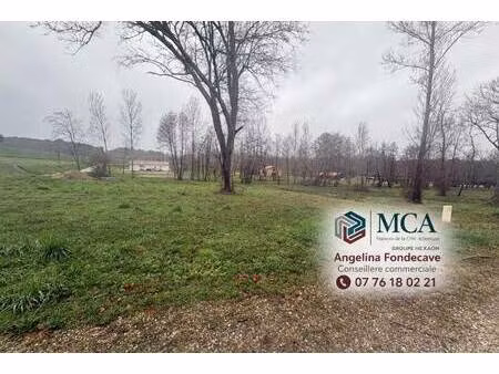 terrain constructible à vendre