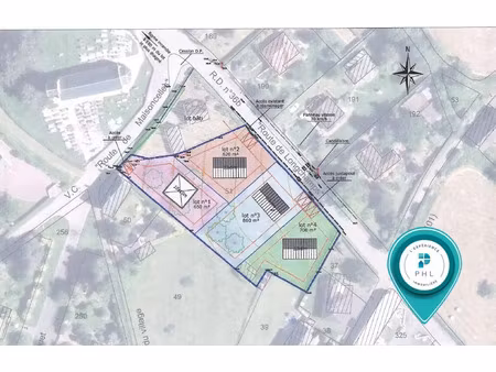 vente terrain à vacognes-neuilly (14210) : à vendre / 655m² vacognes-neuilly