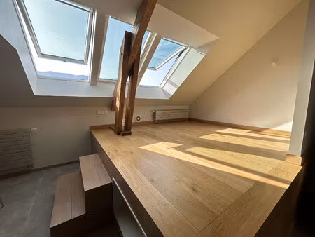 appartement brison saint innocent 2 pièces (37.33 carrez) et 62.54 m² au sol