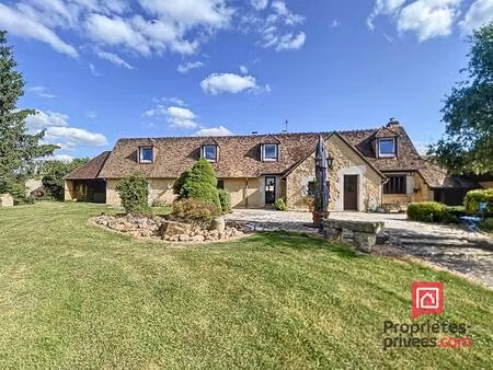 st-cosme-en-verrais  belle longère rénovée de 160 m2 sur parc arboré