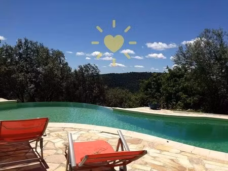 claviers : jolie villa avec piscine et vue panoramique