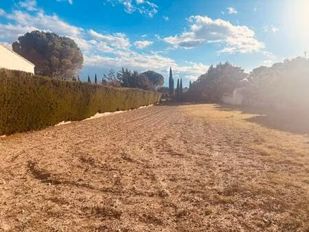 terrain à vendre lezignan corbieres (11200) secteur pinède -1407 m2- 80 000 fai