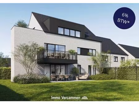 gelijkvloers appartement met 2 slaapkamers en ruime tuin te putte