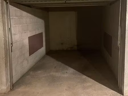 garage en souterrain