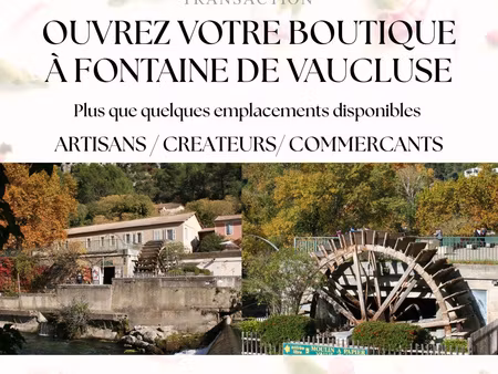 location local commercial 36m² fontaine de vaucluse 84800