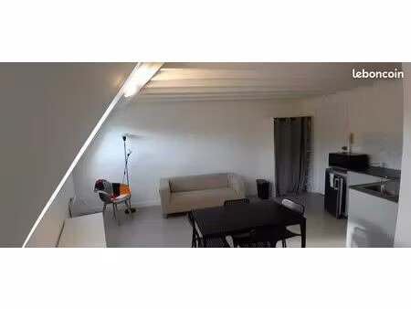 t1bis 38m² meublé duplex - location particulier - métro mairie hellemmes