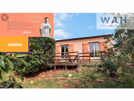 vente villa plain-pied 4 pieces 34700 salleles du bosc