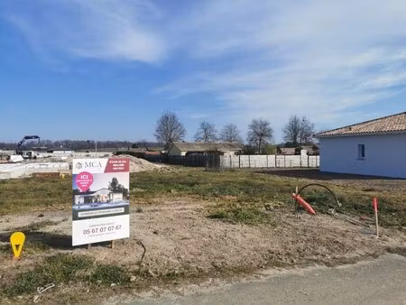 vente terrain 720 m² roaillan (33210)