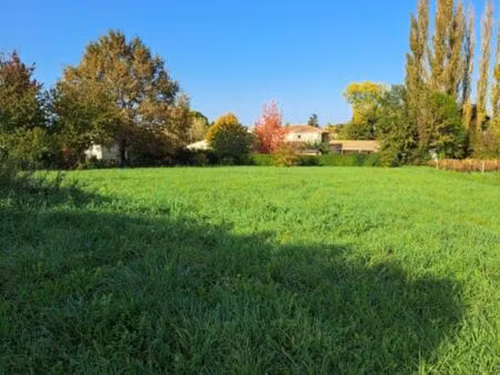 vente terrain 800 m² saint-denis-de-pile (33910)