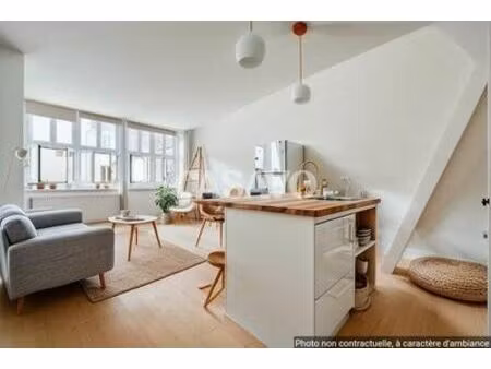 vente loft 2 pièces de 48m² - 75010 paris