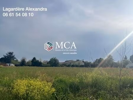 vente terrain 900 m² beaupuy (47200)