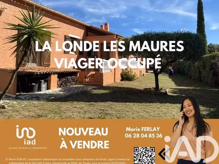 vente maison viager à la londe-les-maures (83250) : à vendre viager / 105m² la londe-les-m