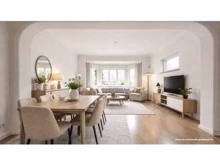 woluwe-saint-pierre - maison 3 facades (3ch/1sdb) + jardin