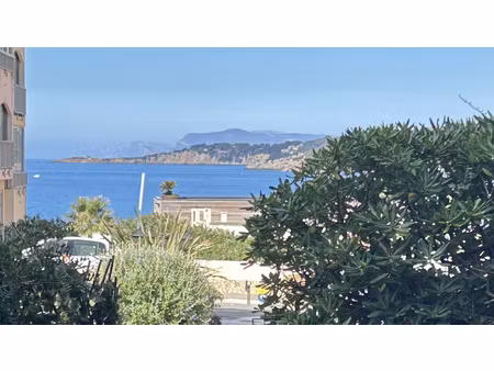 six-fours très beau t2 de 51m2 en rez-de-jardin avec vue mer