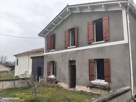 maison à rénover + terrain 630 m² – vente a terme libre