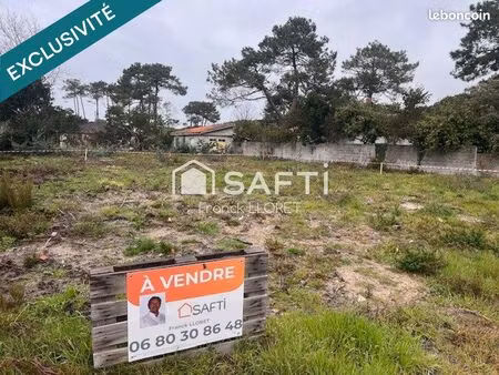 terrain 686 m² vendays-montalivet