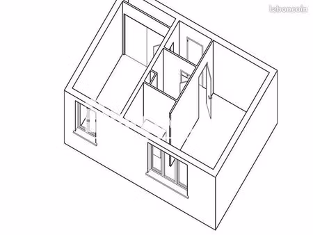 appartement 2 pièces 46 m²