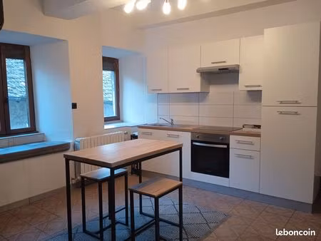 t2/3 meublé moderne pays de clerval 25340