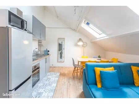 appartement duplex 2 chambres 65m2 entièrement meublé