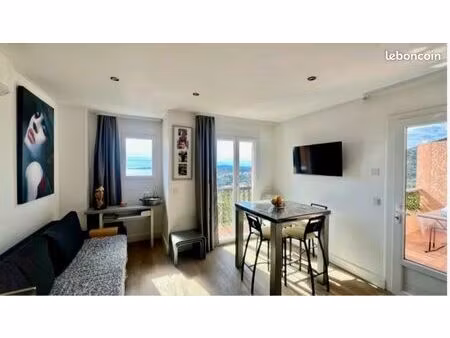 appartement t2 vue sur mer