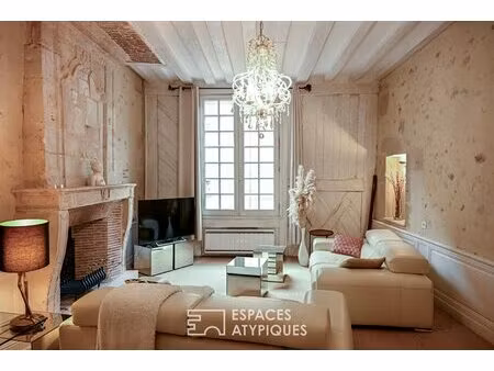 maison-appartement de caractère à colombages