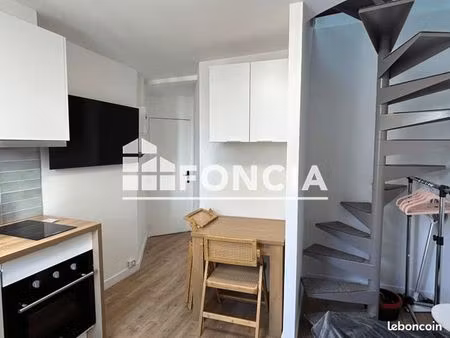 studio 1 pièce 12 m²