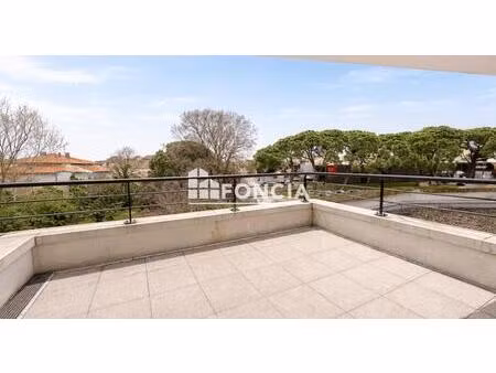 appartement 3 pieces avec 20 m2 de terrasse et parking sous-sol