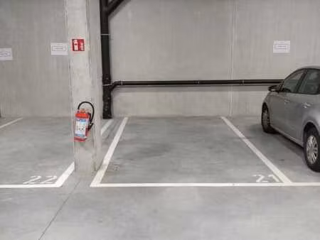 emplacement de parking privatif en sous-sol