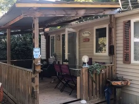 mobilhome à vendre dans un camping en provence mallemort