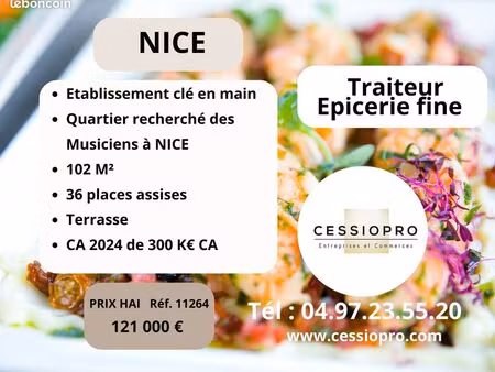 épicerie  traiteur 74 m² nice