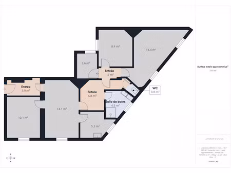 vente appartement 4 pièces 72 m² à vitry-sur-seine (94400)  239 900 €