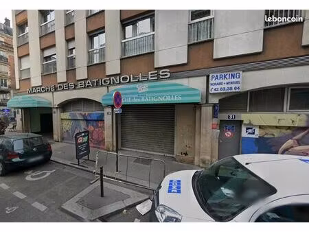 boutique 50 m² paris 17ème