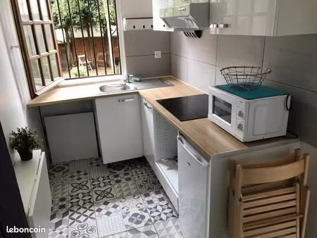 studio/f1 en rez de jardin