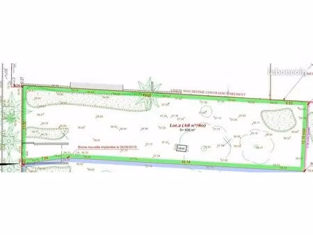 terrain 606 m² la ferté-alais
