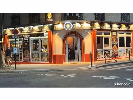 restaurant clé en main paris 15e – emplacement d’angle  belle visibilité / grande façade