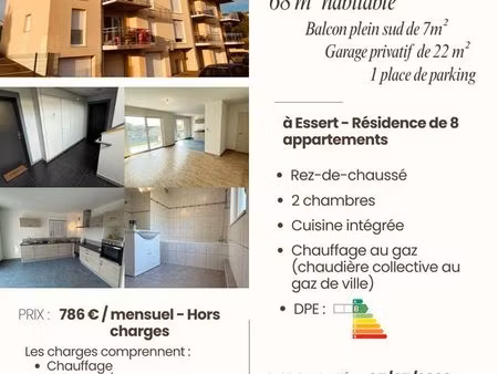 appartement t3 - essert