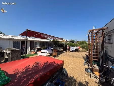 terrain + mobil home  à gruissan