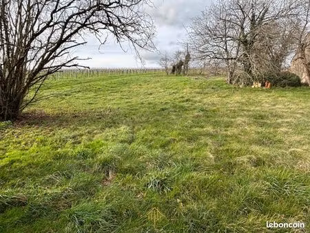 terrain 1000 m² lignières-ambleville